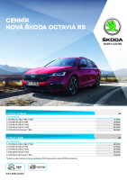 Skoda Octavia 4 RS - cennik-2021 